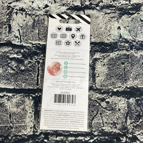 HEIDI SWAPP Hello Beautiful Acrylic Stamps 369964 - Picture 4 of 6